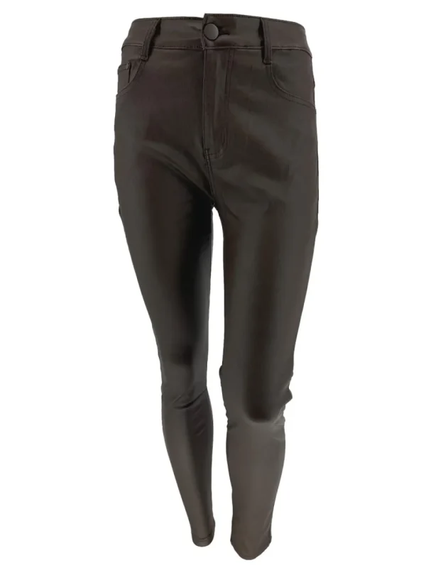 G-smack coating jeans donkerbruin (SW5025-7).SALE (kdib)