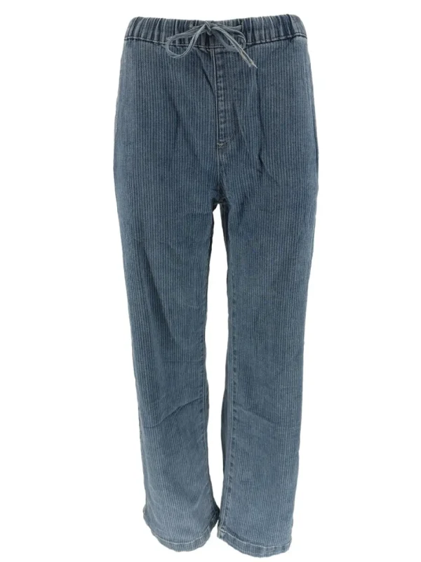 Hello miss striped jeans blauw (H843)