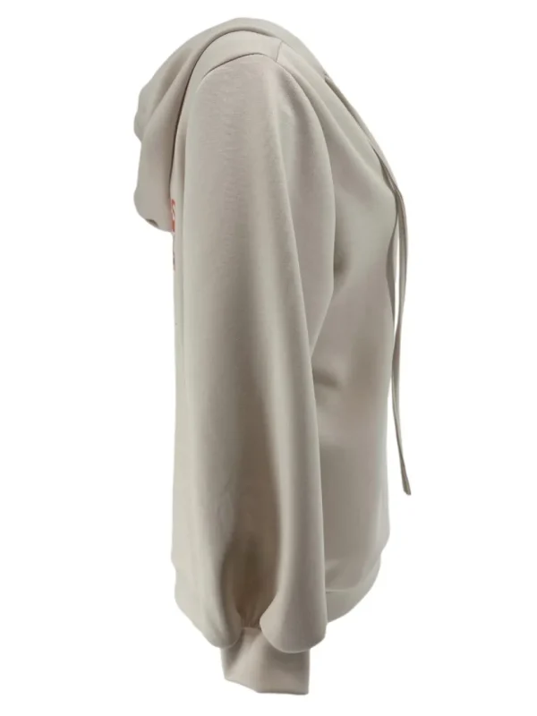 Hoodie met v-hals Orange fresh beige. (GTS)