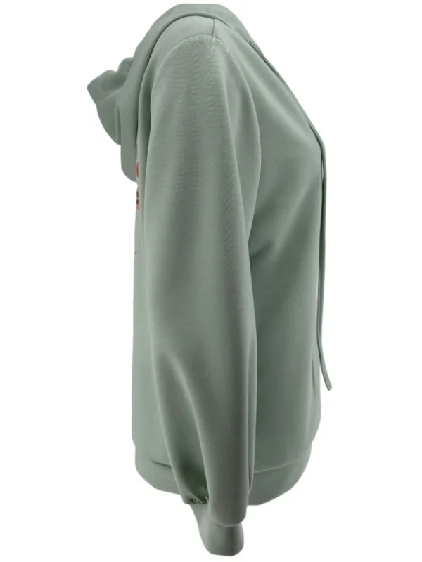 Hoodie met v-hals Orange fresh licht groen (GTS)