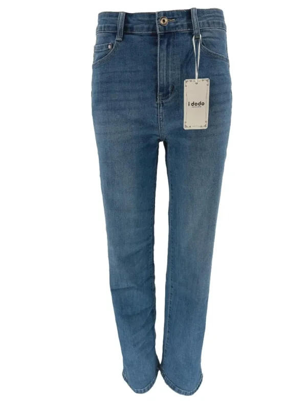I Dodo jeans met rechte broekspijp en zakken (8823-1#)