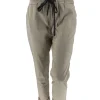 Jogg-jeans met koordje Monroe beige