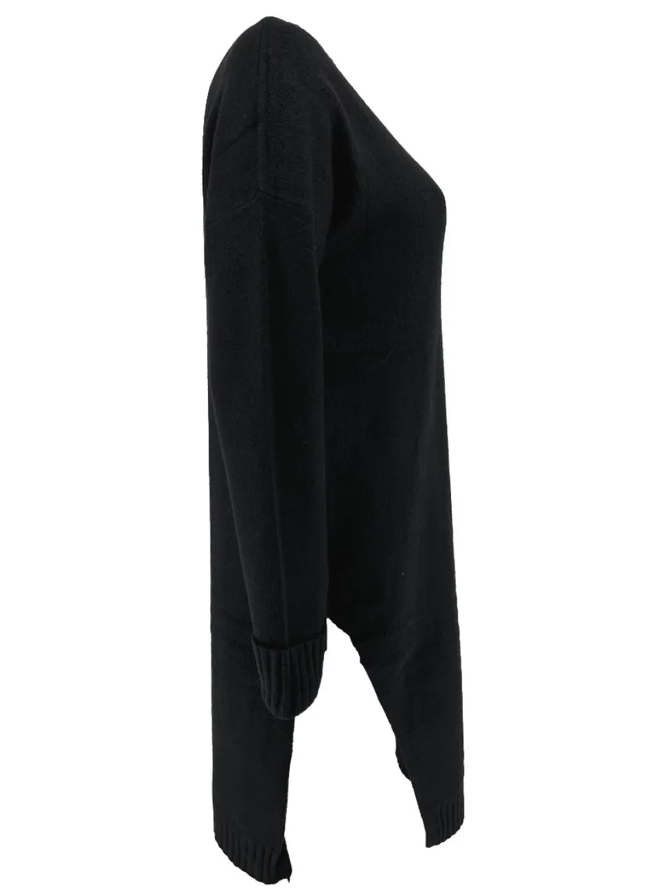jurktuniek_met_ronde_hals_1-2.webp Jurk/tuniek met ronde hals en rib details zwart (N7070)JMK