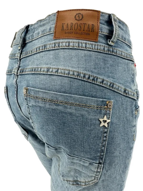 Karostar jeans met geborduurd detail in de zakken (K2545)