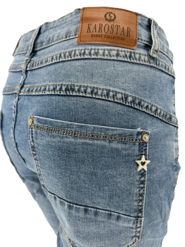 Karostar jeans met gedetailleerde knopen (K2549)
