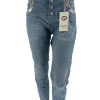 Karostar jeans met pailletten op de zakken (K2574)