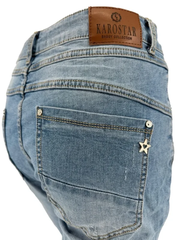Karostar jeans met ribbed detail (K2551)