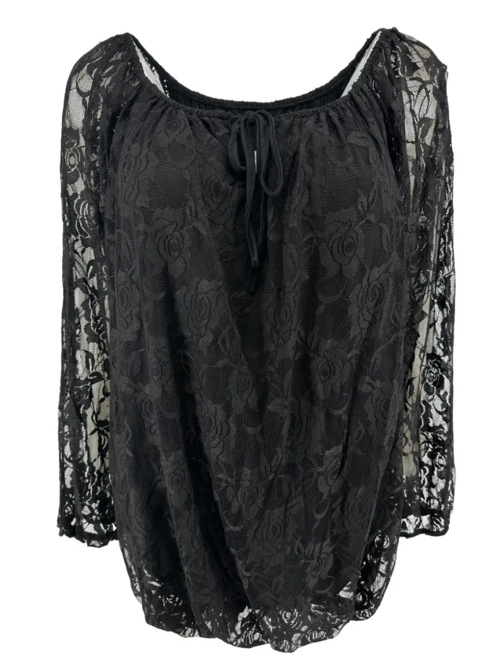 kleinere_kanten_ballon_bl_0-1.webp KLEINERE Kanten ballon blouse met koordje Celestine zwart
