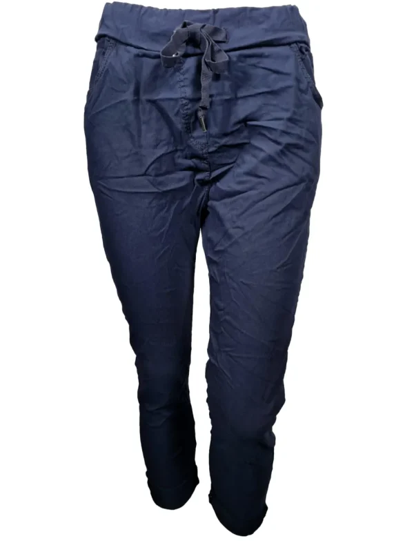(LC)Comfy Jogg-jeans Blanco donkerblauw