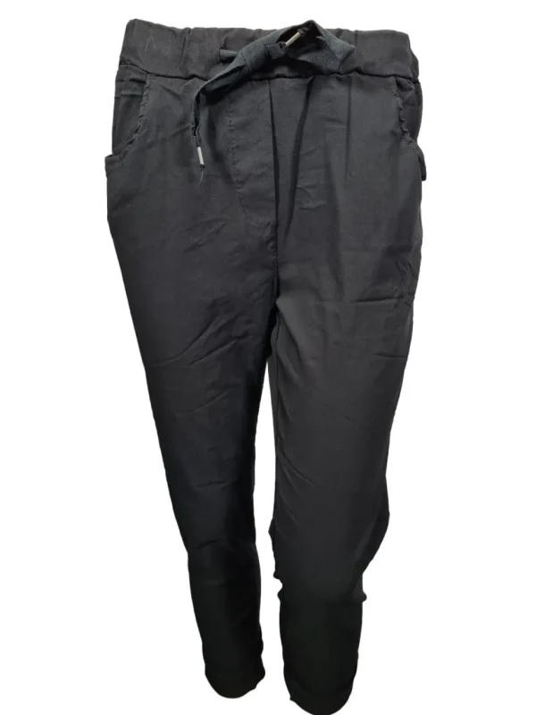 (LC)Comfy Jogg-jeans Blanco zwart