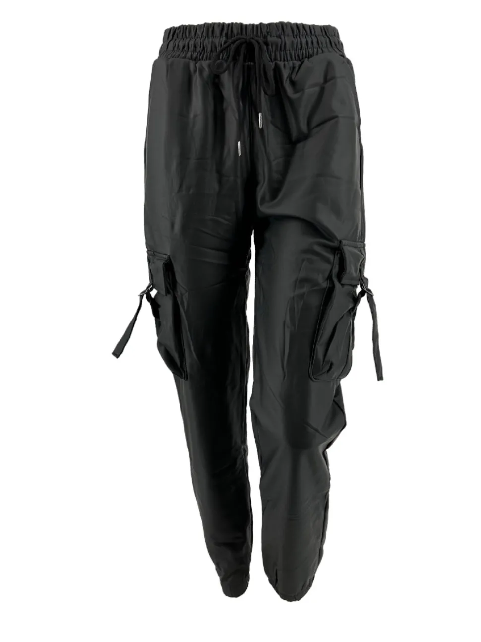 leatherlook_cargo_broek_z_0.webp Leather-look Cargo broek zwart (95596). SALE