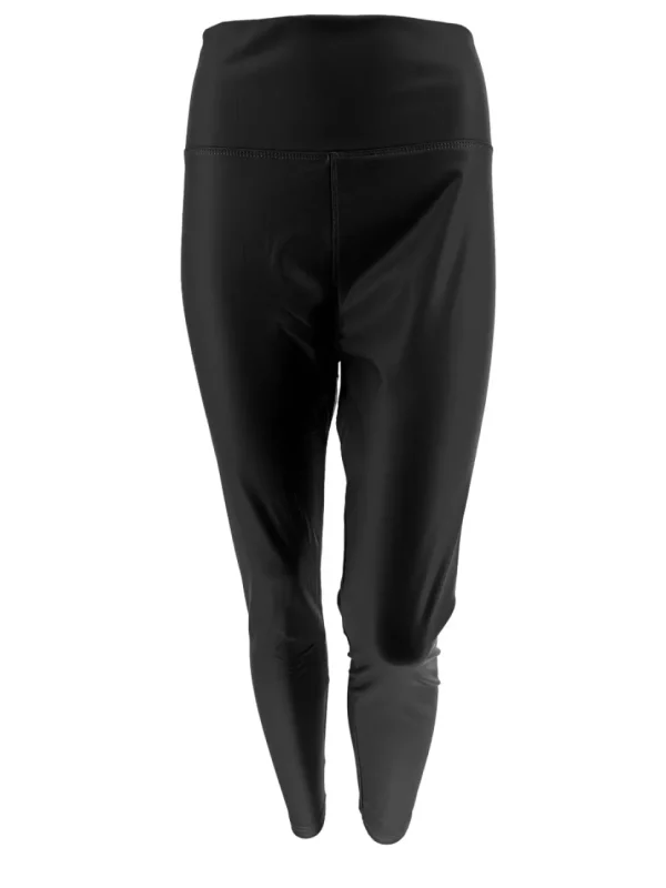 Leather-look legging/tregging zwart (DAMA-71). SALE