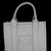 Medium size tote bag met ritssluiting BADGE (H3101) GRAY