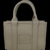 Medium size tote bag met ritssluiting BADGE (H3101) BEIGE