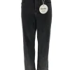Monday jeans met rechte broekspijp denim zwart (LWP-709)