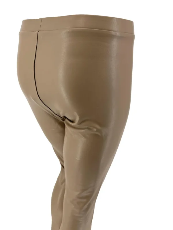 NORFY legging met hoge taille beige