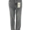 Redberry jeans met wide leg grijs (A048-3)