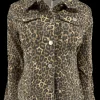 Redberry panterprint denim/spijker jack (DJ954#)