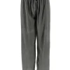 Rib velvet broek met wijde pijp grijs (HL-1190)