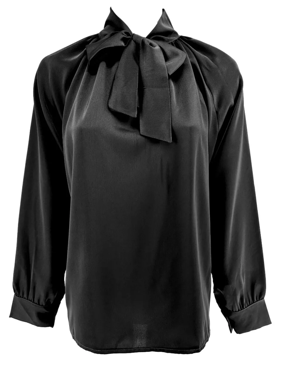 satijnlook_blouse_met_str_0-1.webp Satijn-look blouse met strik in de hals Dimphy zwart