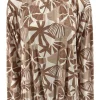 Shirt met lange mouw en opstaande kraag Jill pansy zand