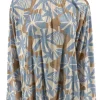 Shirt met lange mouw en opstaande kraag Jill pansy licht blauw