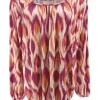 Shirt met lange mouw en ronde hals Jackie smudge fuchsia