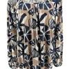 Shirt met lange mouw en ronde hals Jackie pansy donker blauw