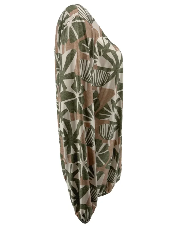 Shirt met lange mouw en ronde hals Jackie pansy army