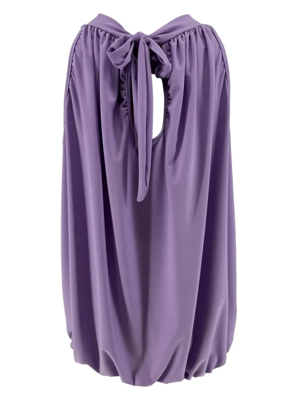 SIZE PLUS mouwloze halter top uni lila SALE