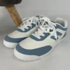 Sneaker in leather-look blue (B0-156)