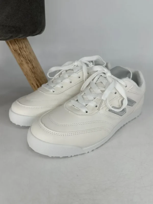 Sneaker in leather-look white (B0-156)