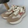 Sneaker met sparkle beige (1W-N17)