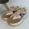 Sneaker met sparkle khaki (1W-N17)
