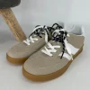 Sneaker met veters beige/white (G3035)