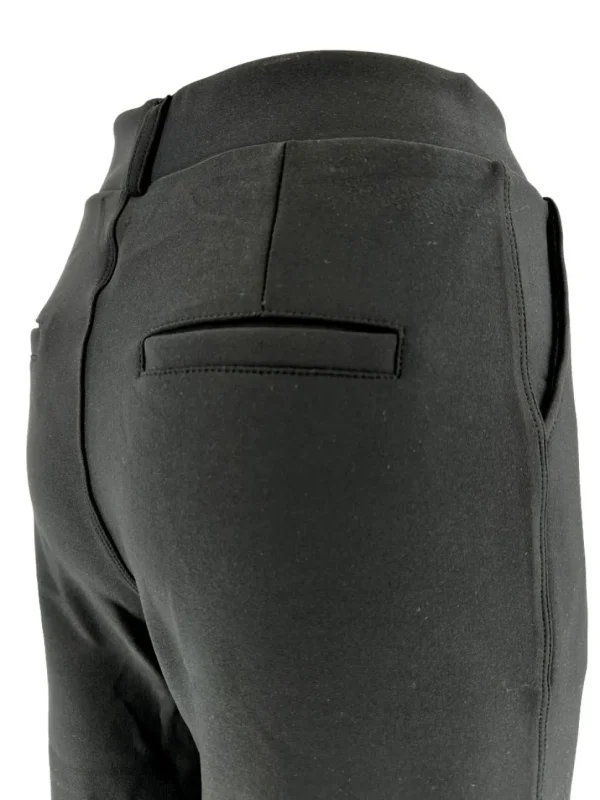 Soft broek met rechte broekspijp Angelia zwart (HY381)
