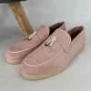 Suedine loafers 1837-pink