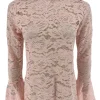 Top van kant met knopen op de rug en MATEN Rose licht roze (SALE)