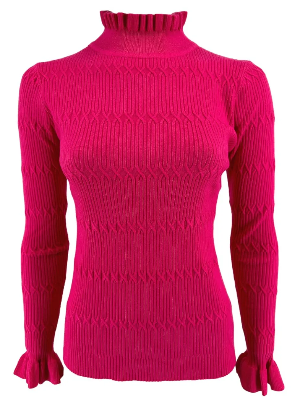 turtleneck_trui_met_froez_0.webp Turtleneck trui met froezel aan de hals Froetie GOTIEK fuchsia
