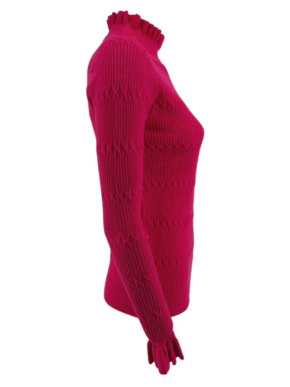turtleneck_trui_met_froez_1.webp Turtleneck trui met froezel aan de hals Froetie GOTIEK fuchsia