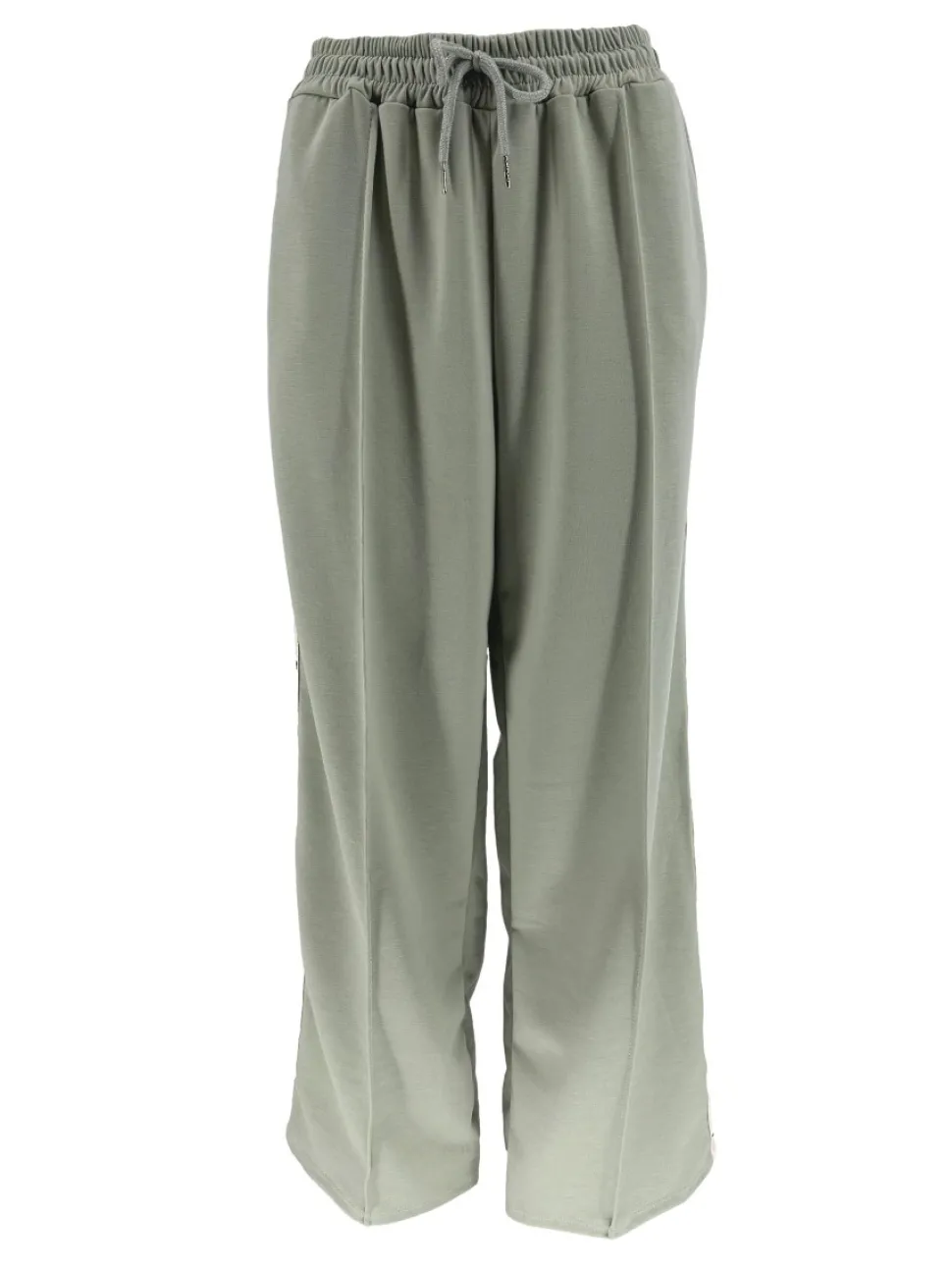 wijde_broek_met_sterretje_0.webp Wijde broek met sterretjes bies licht groen.(gts)