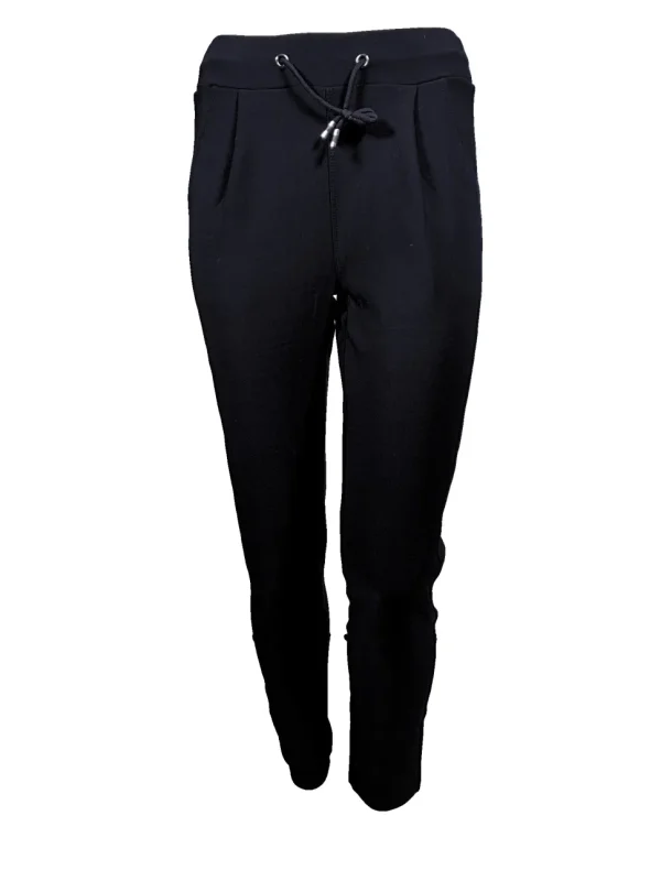 YU Travel broek soft met koord donkerblauw R238