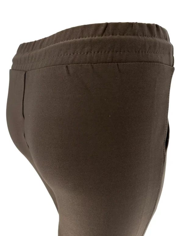 YU Travel broek soft met koord bruin R238