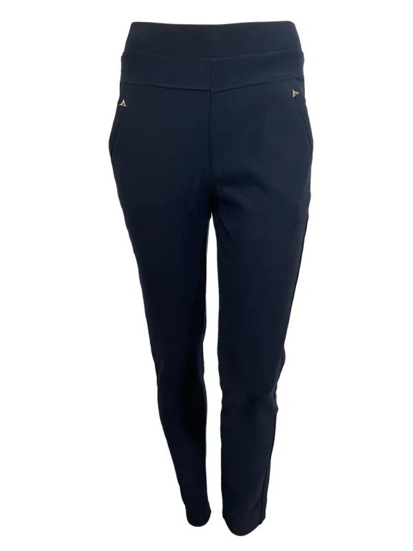 YU&ME Comfy broek/tregging soft star (R216) donker blauw