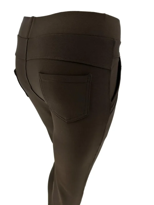 YU&ME Comfy broek/tregging soft star (R216) bruin