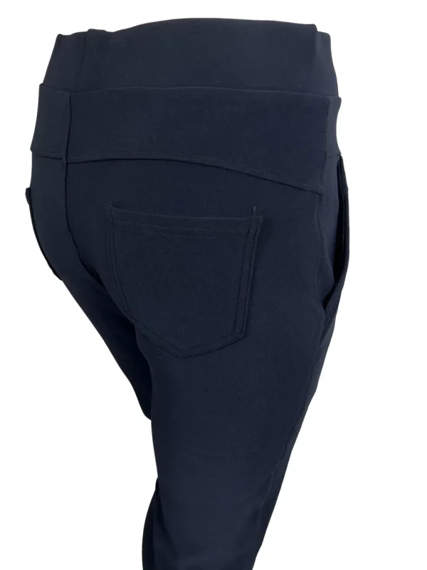 YU&ME Comfy broek/tregging soft star (R216) donker blauw