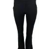 YU&ME Comfy FLAIR broek/tregging soft (R227) zwart