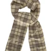 Zachte sjaal geruit beige (FA-2403)