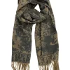 Zachte sjaal met print Diora grey (DA24-12)